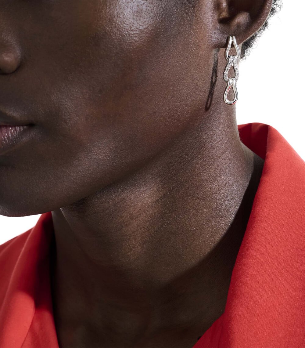 Surf Link Earring, Sterling Silver - Image 2