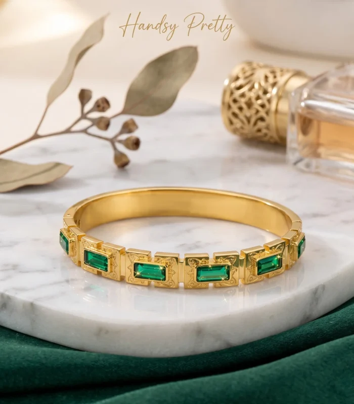 The-Emerald-Geometric-Cuff